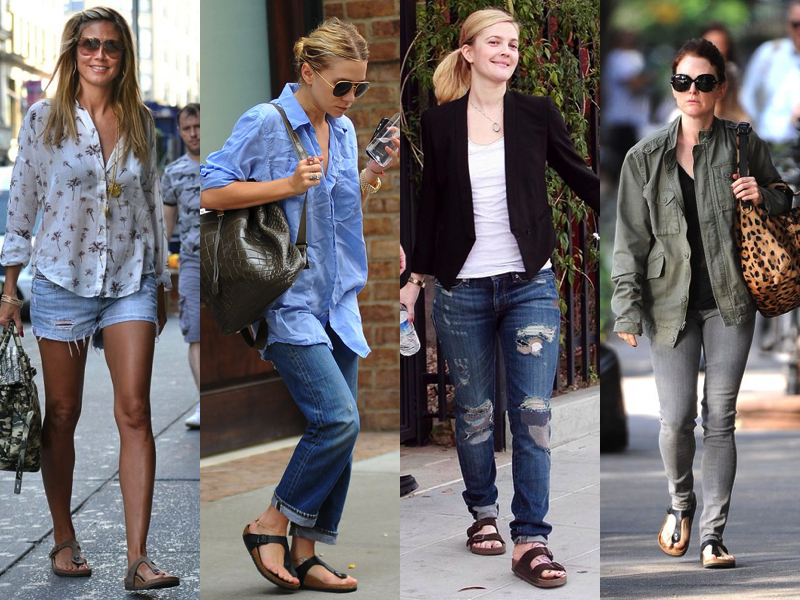 birkenstock worn by celebrities