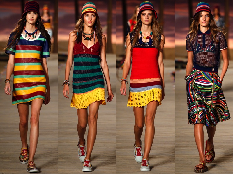 Tommy Hilfiger transforma la pasarela en una playa estilo reggae en la